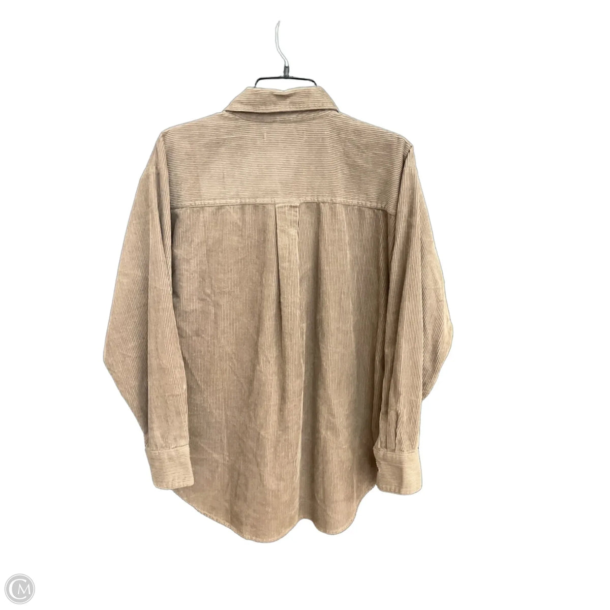 Blouse Long Sleeve By Loft In Brown, Size: S