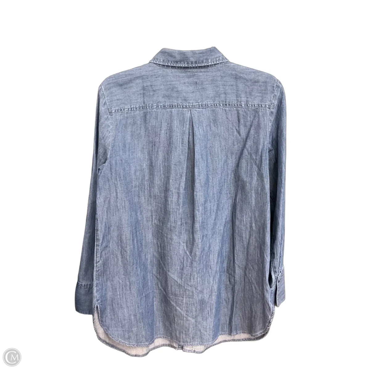 Blouse Long Sleeve By Talbots In Blue, Size: M