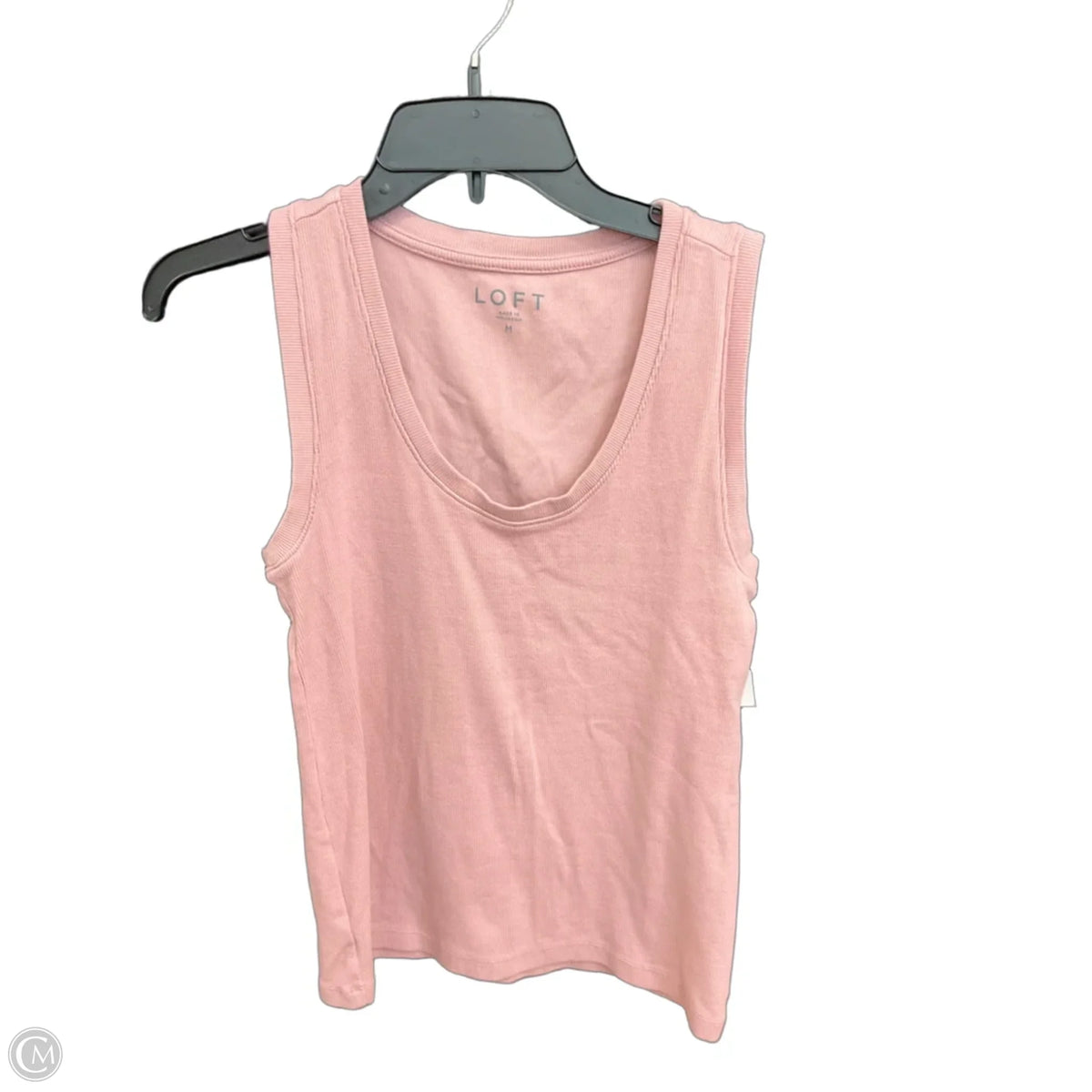Top Sleeveless By Loft In Pink, Size: M