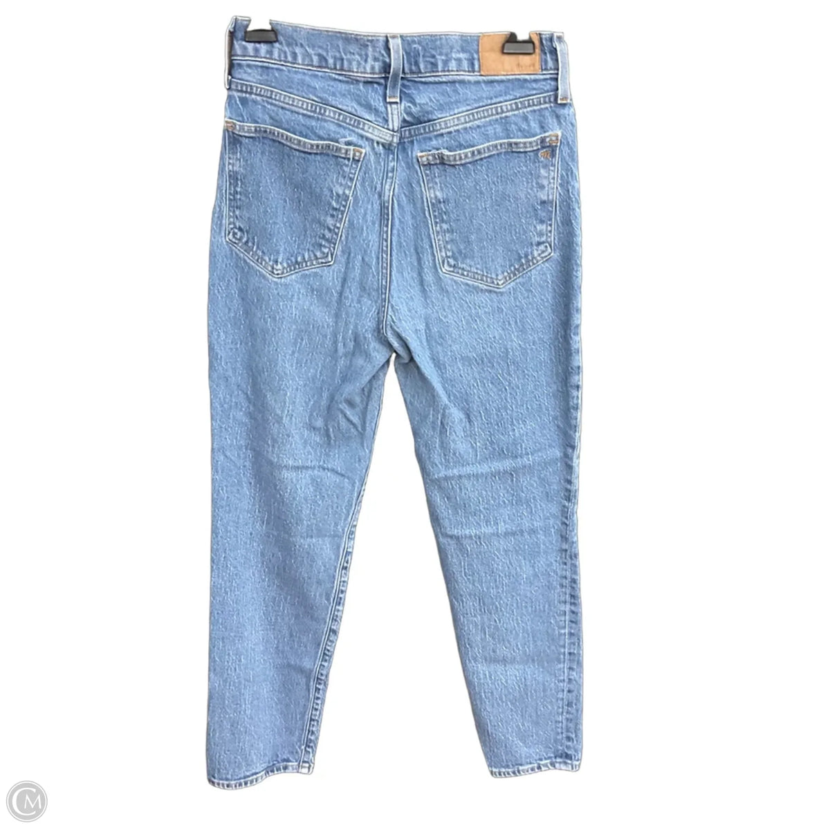 Jeans Straight By Madewell In Blue Denim, Size: 4
