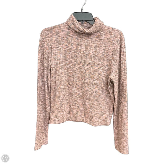 Top Long Sleeve By Madewell In Pink, Size: Xl