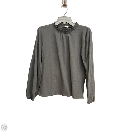 Top Long Sleeve By J. Crew In Black, Size: L