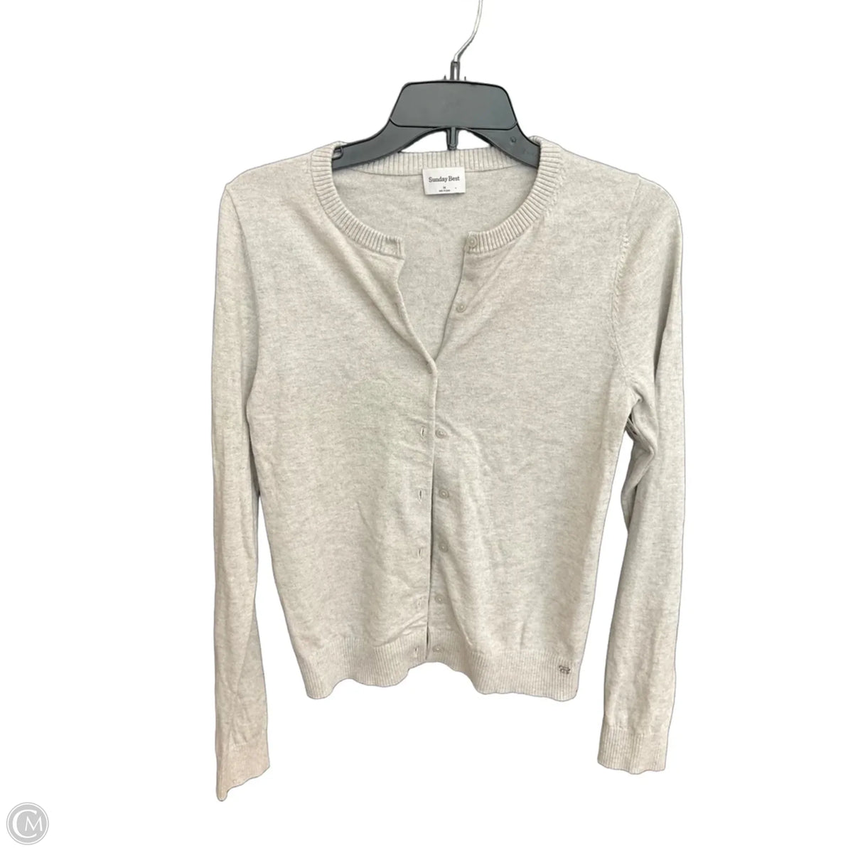 Cardigan By Sunday Best In Grey, Size: M