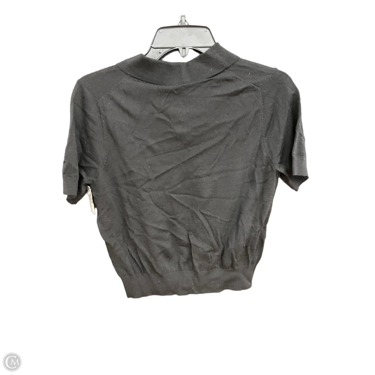 Top Short Sleeve By Mng In Black, Size: S