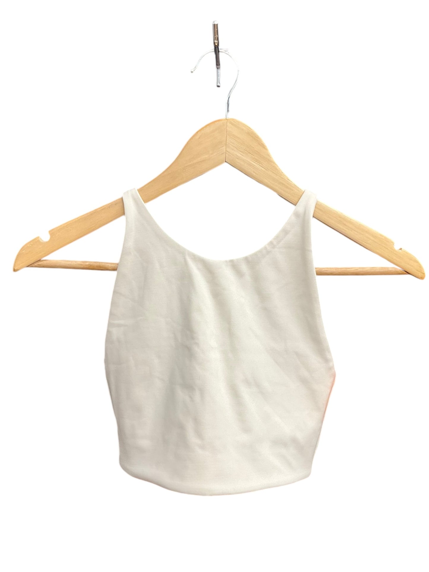 Athletic Bra By Clothes Mentor In White, Size: S