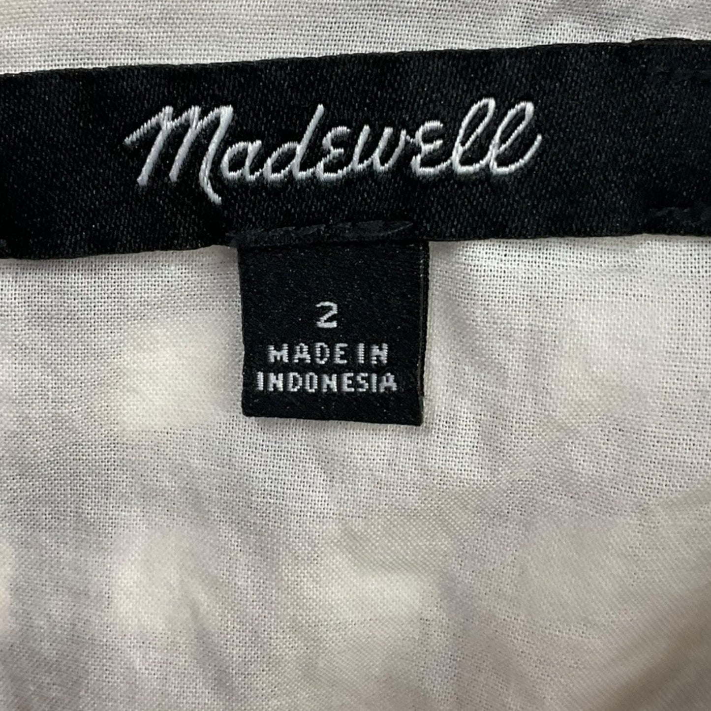 Dress Casual Short By Madewell In Black & White, Size: Xs