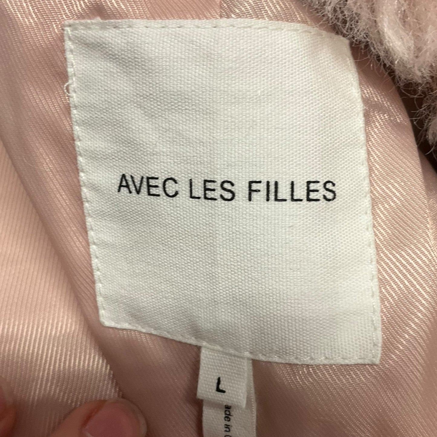 Coat Faux Fur & Sherpa By Avec Les Filles In Pink, Size: L