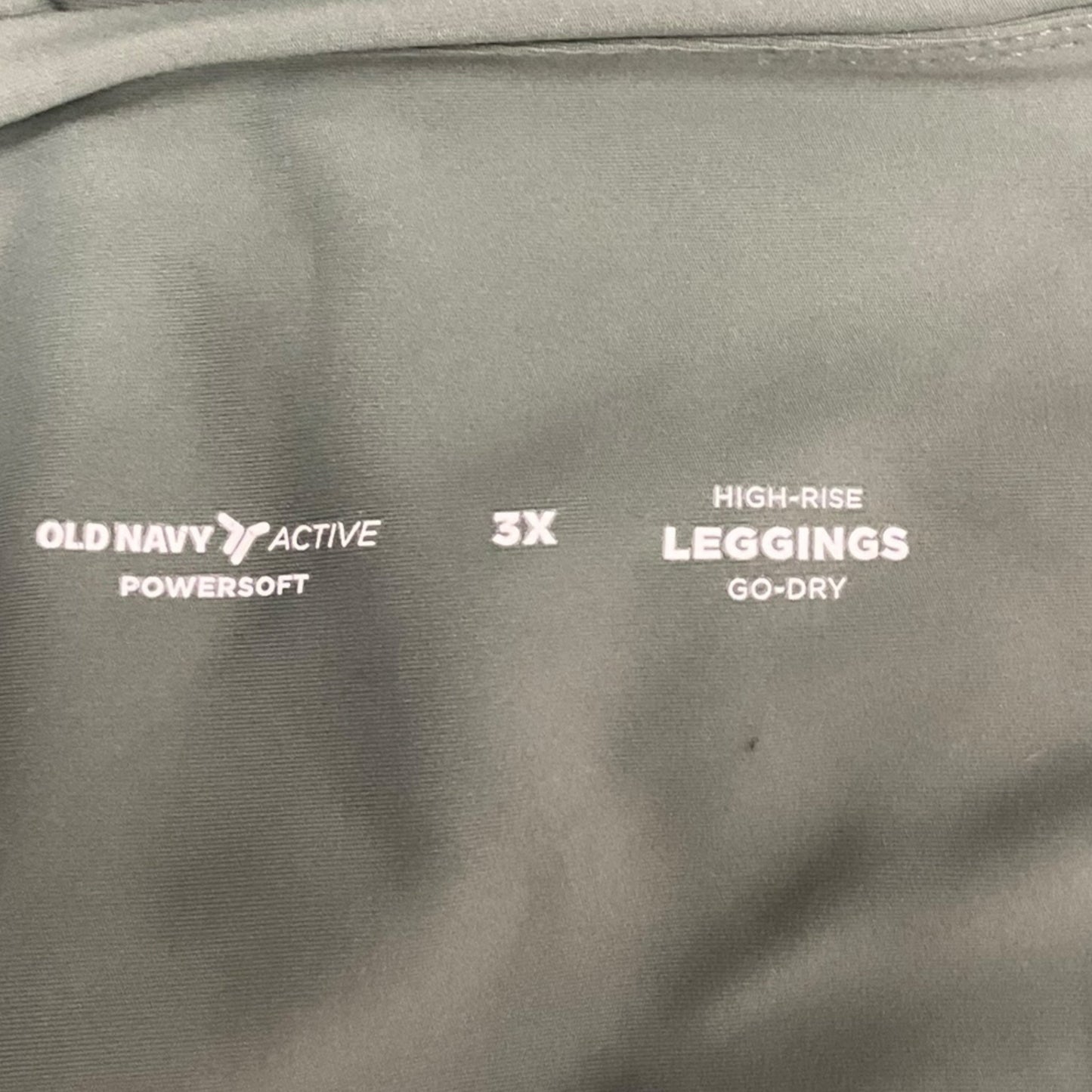 Athletic Leggings By Old Navy In Green, Size: 3x