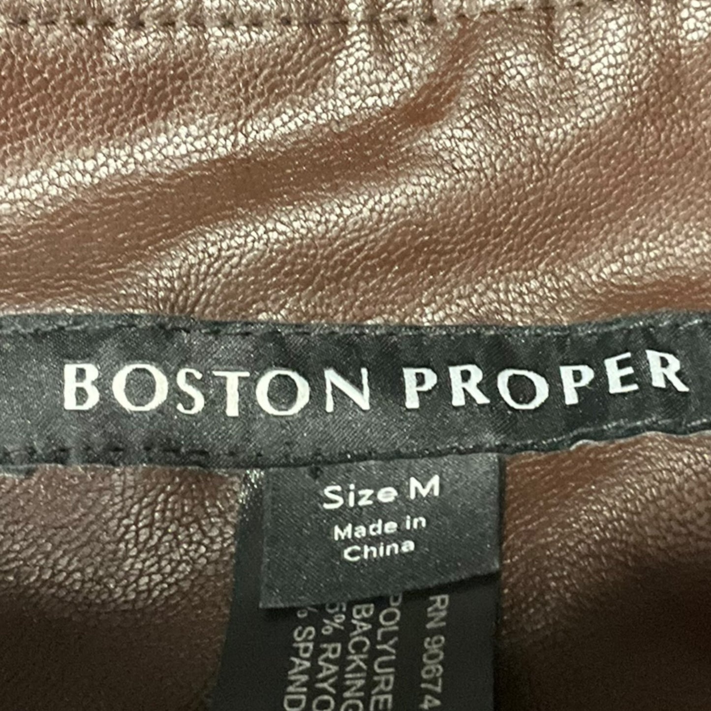 Pants Leggings By Boston Proper In Brown, Size: M