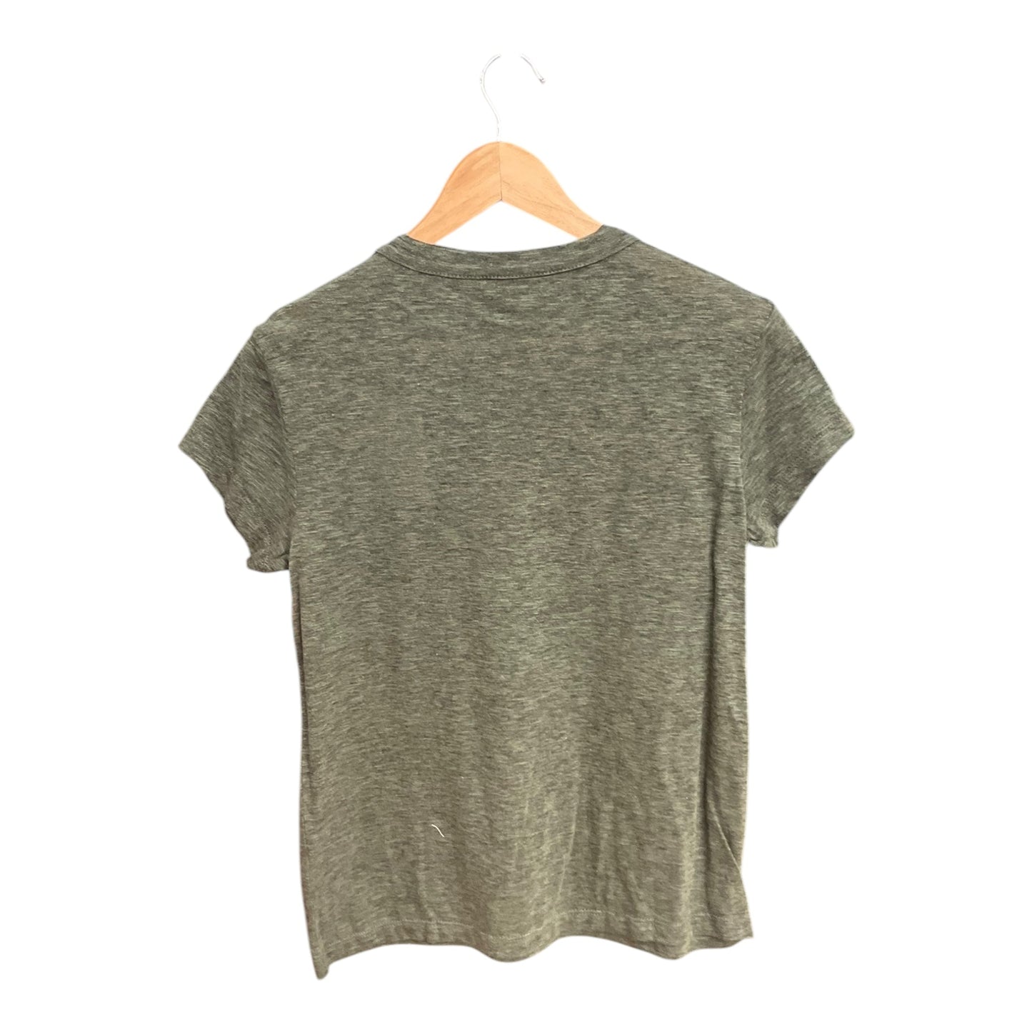 Top Short Sleeve By Elan In Green, Size: S