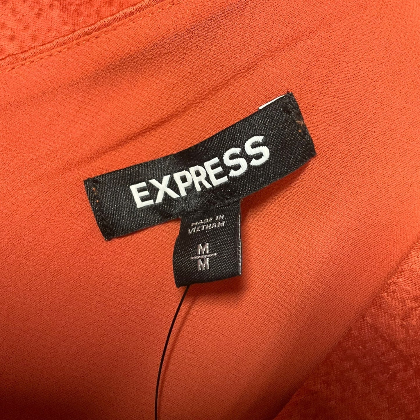 Top Sleeveless By Express In Orange, Size: M