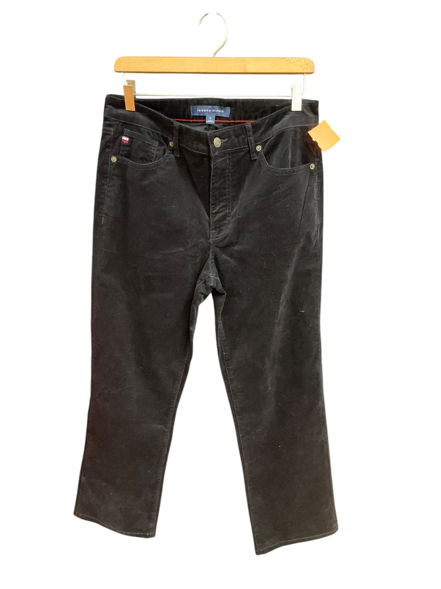 Pants Corduroy By Tommy Hilfiger In Black, Size: 10