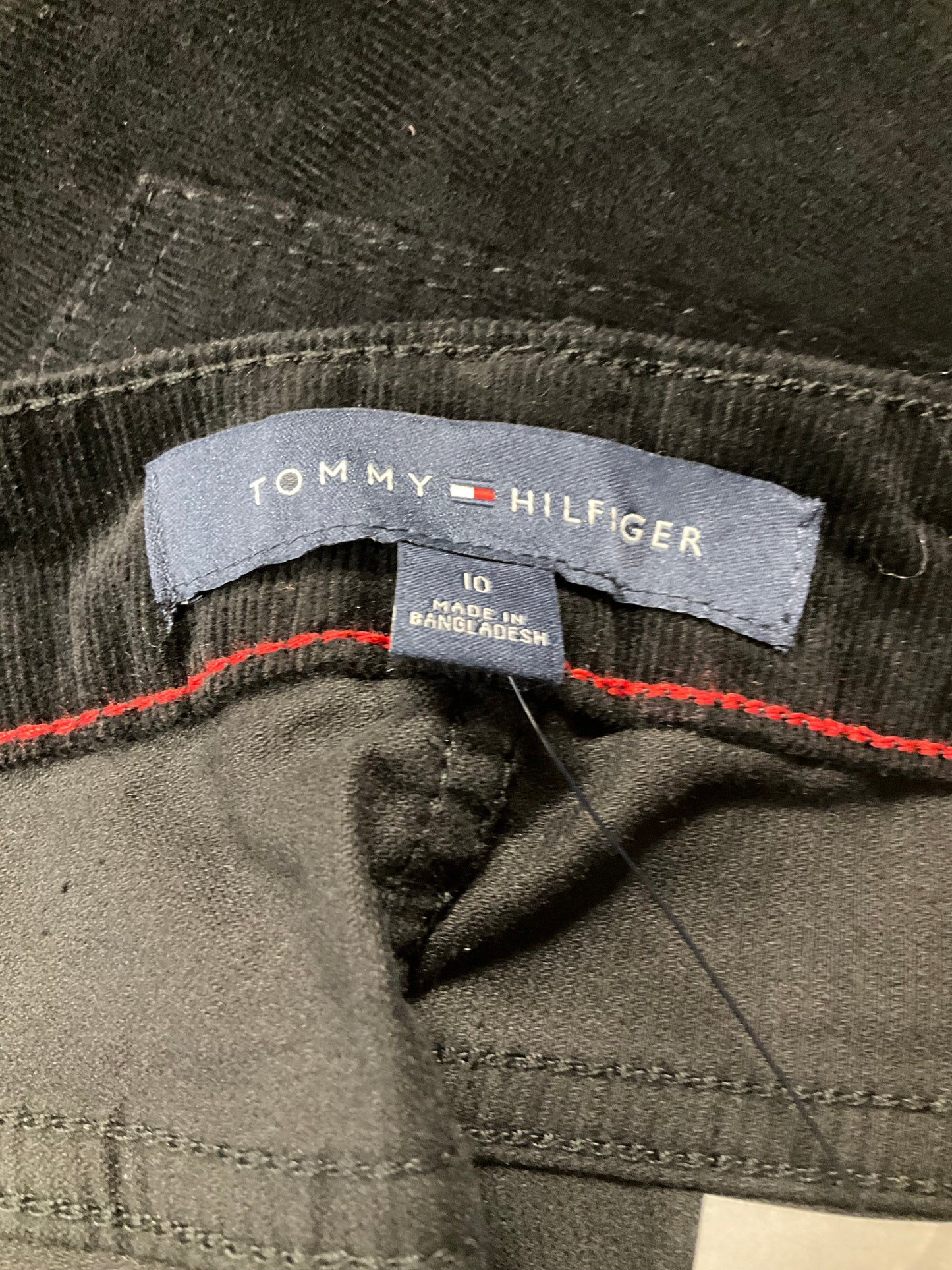 Pants Corduroy By Tommy Hilfiger In Black, Size: 10