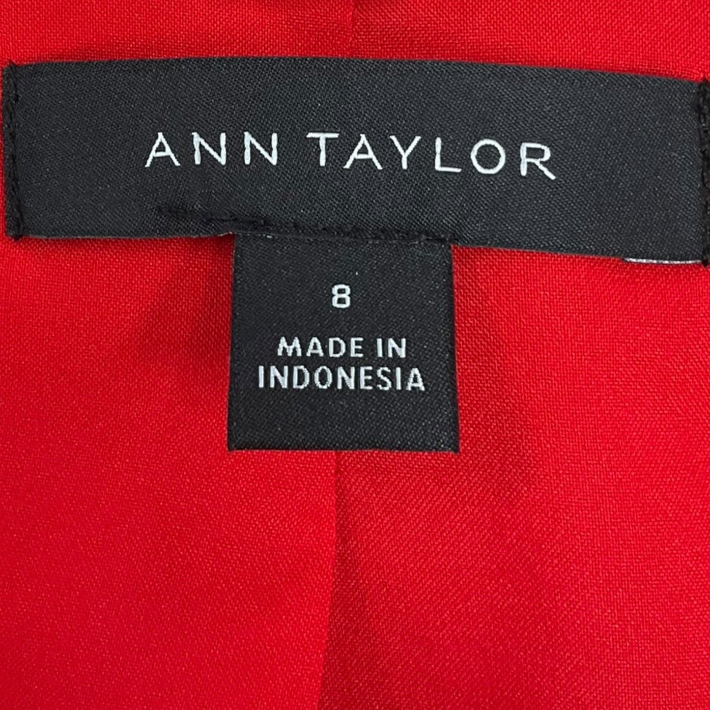 Blazer By Ann Taylor In Red, Size: M