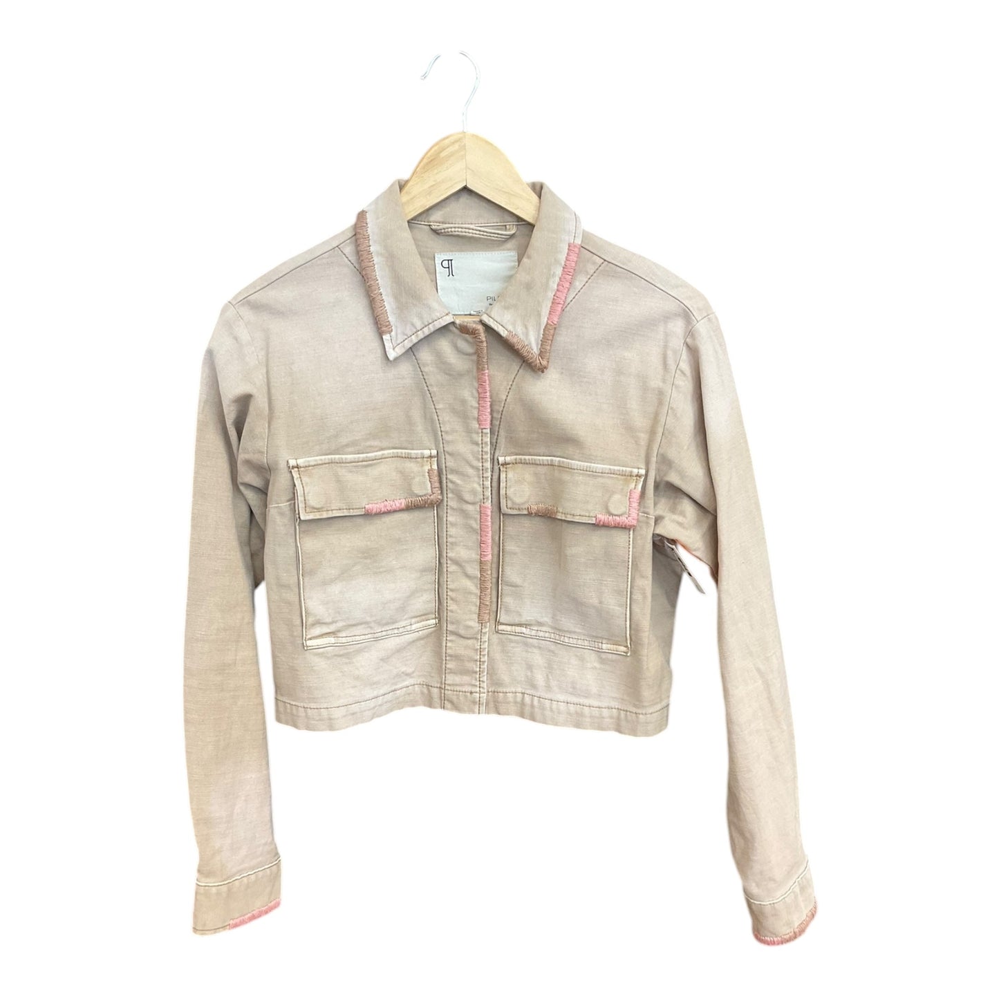 Jacket Other By Pilcro In Tan, Size: S