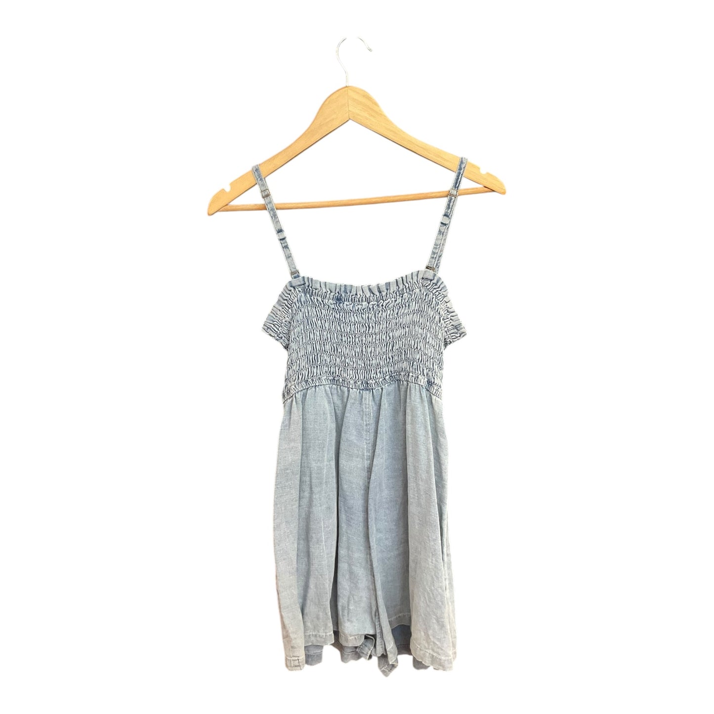 Romper By Pilcro In Blue Denim, Size: M