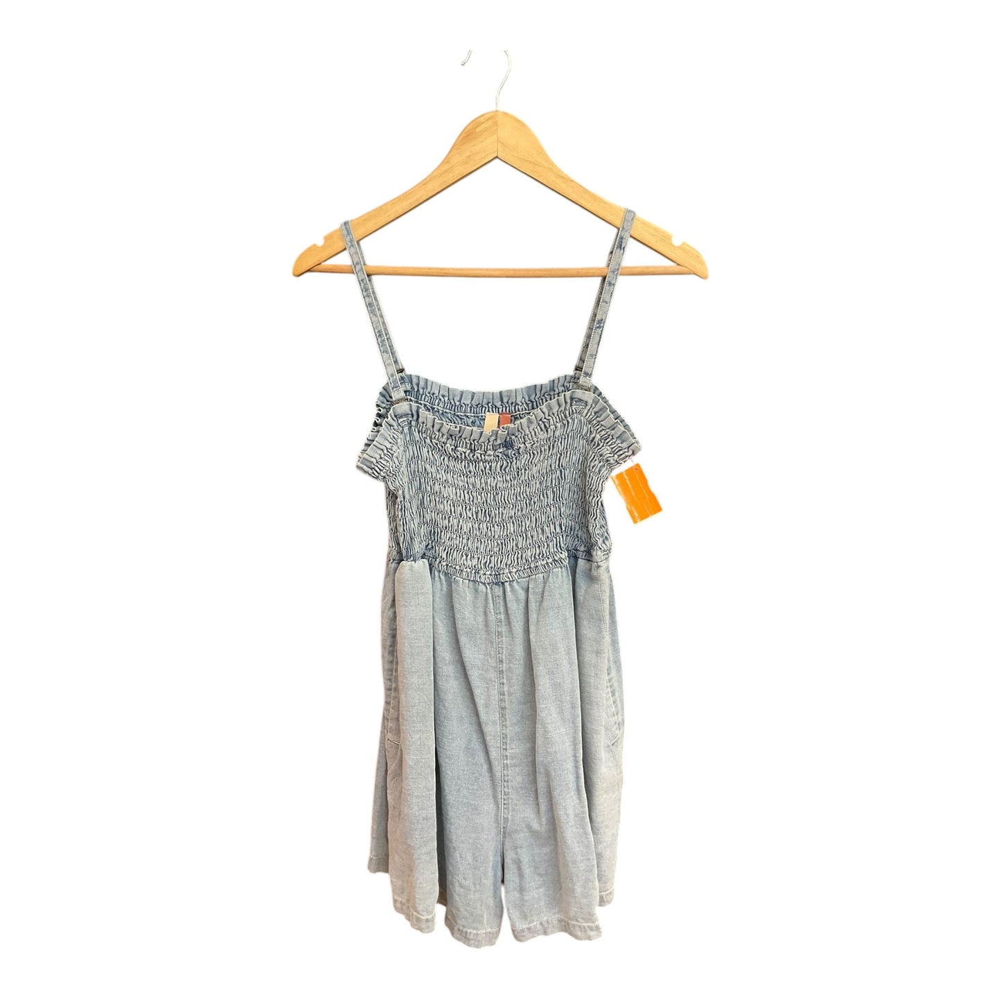 Romper By Pilcro In Blue Denim, Size: M