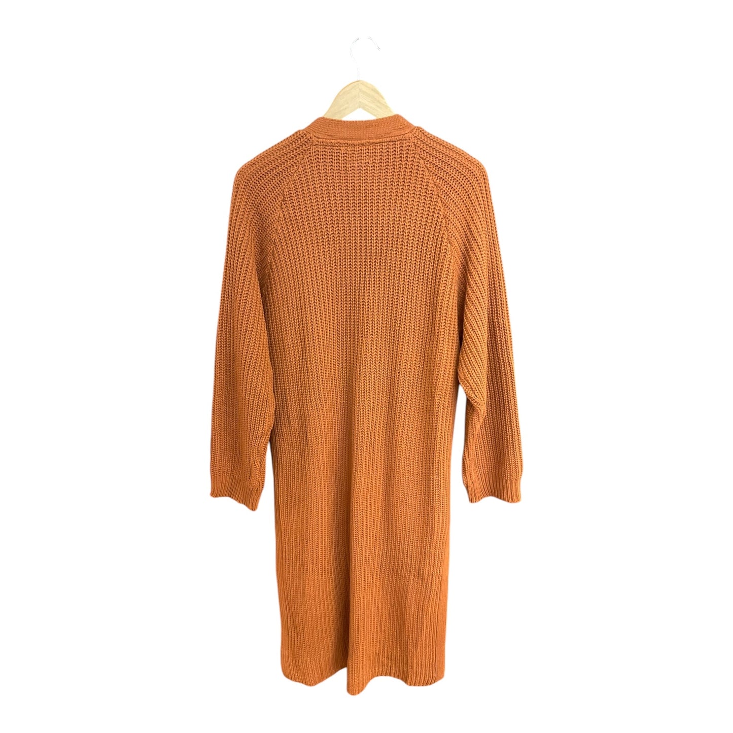 Sweater Cardigan By Vici In Orange, Size: M