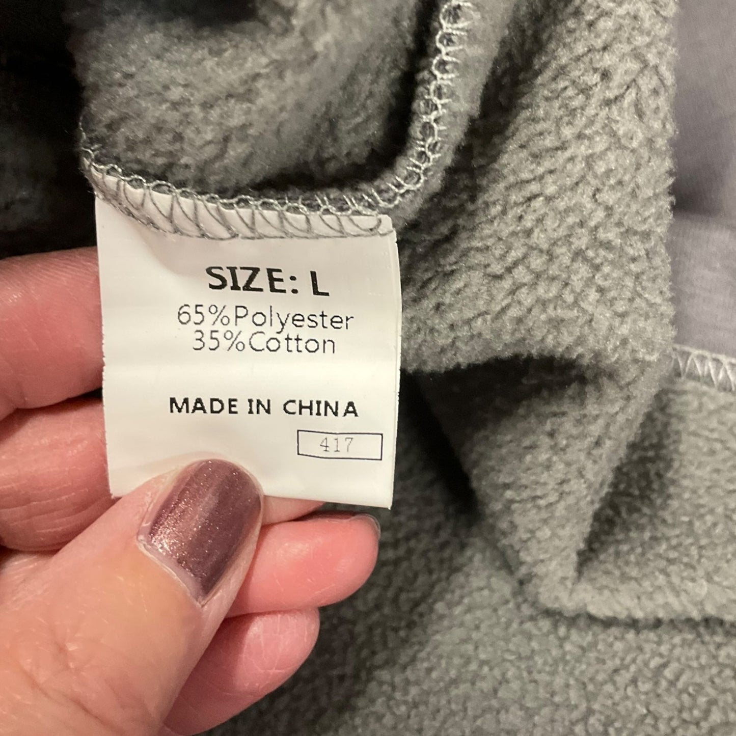 Jacket Shirt By Clothes Mentor In Grey, Size: L