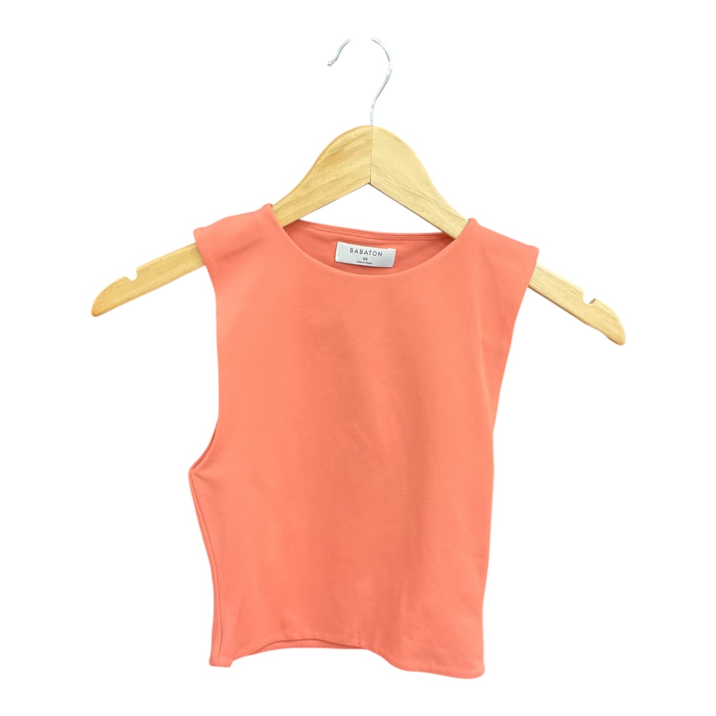 Top Sleeveless By Babaton In Orange, Size: Xs