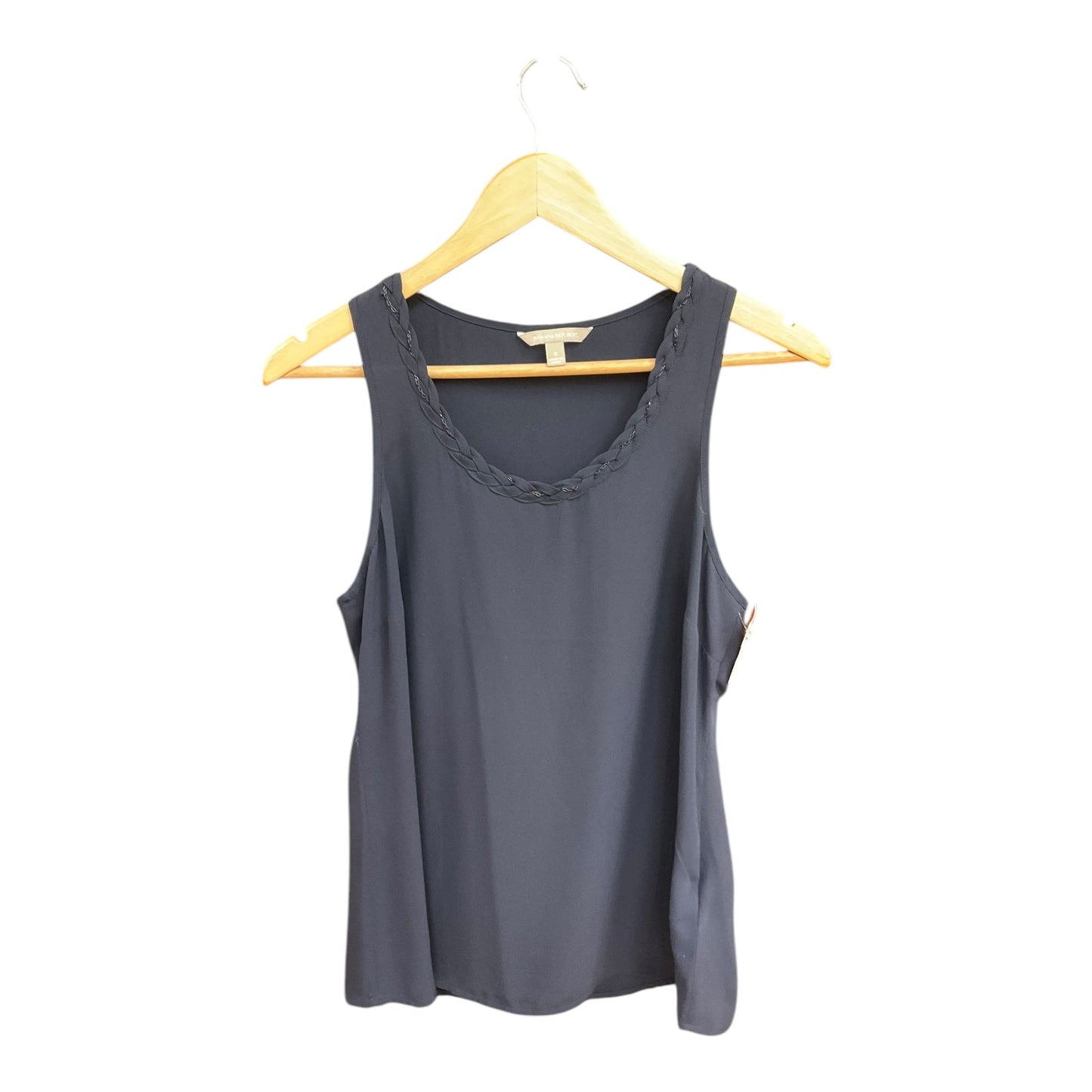 Top Sleeveless By Banana Republic In Navy, Size: S