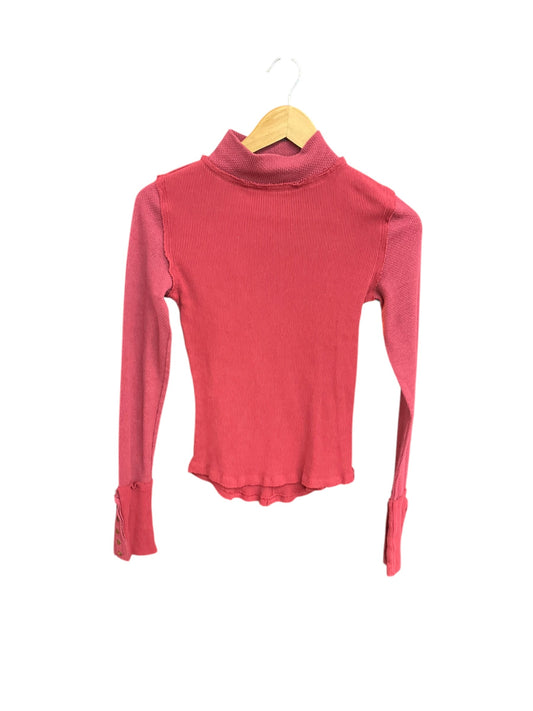 Top Long Sleeve By We The Free In Red, Size: Xs