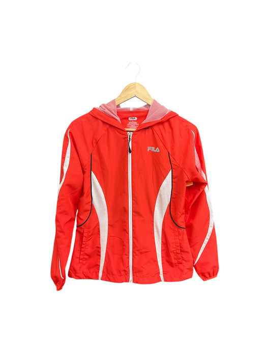 Athletic Jacket By Fila In Red, Size: Xs