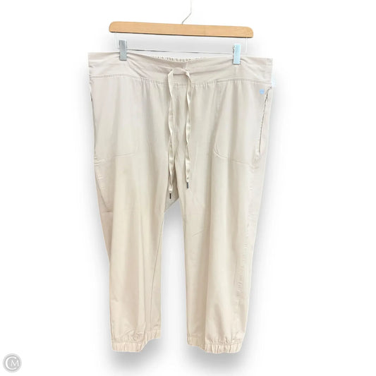 Athletic Pants By UniPro In Cream, Size: Xl