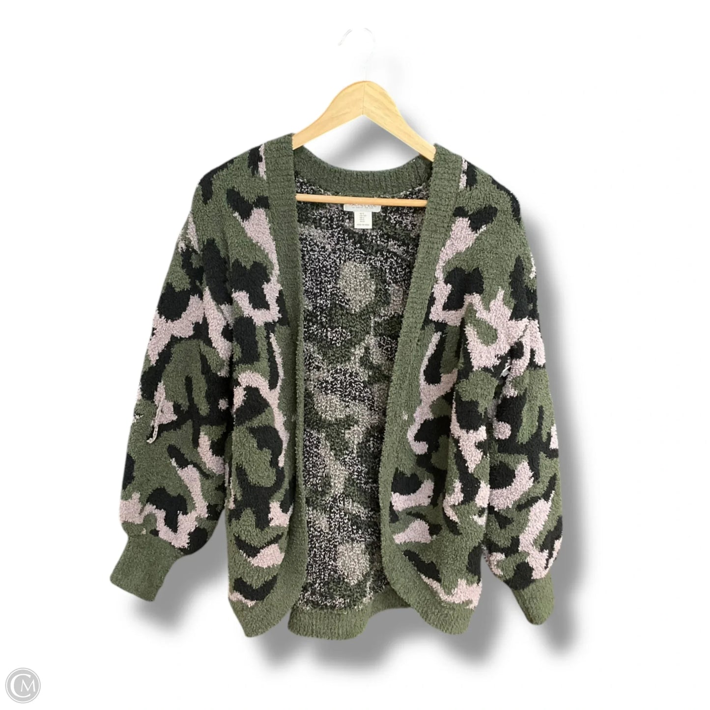 Cardigan By Rachel Zoe In Camouflage Print, Size: S