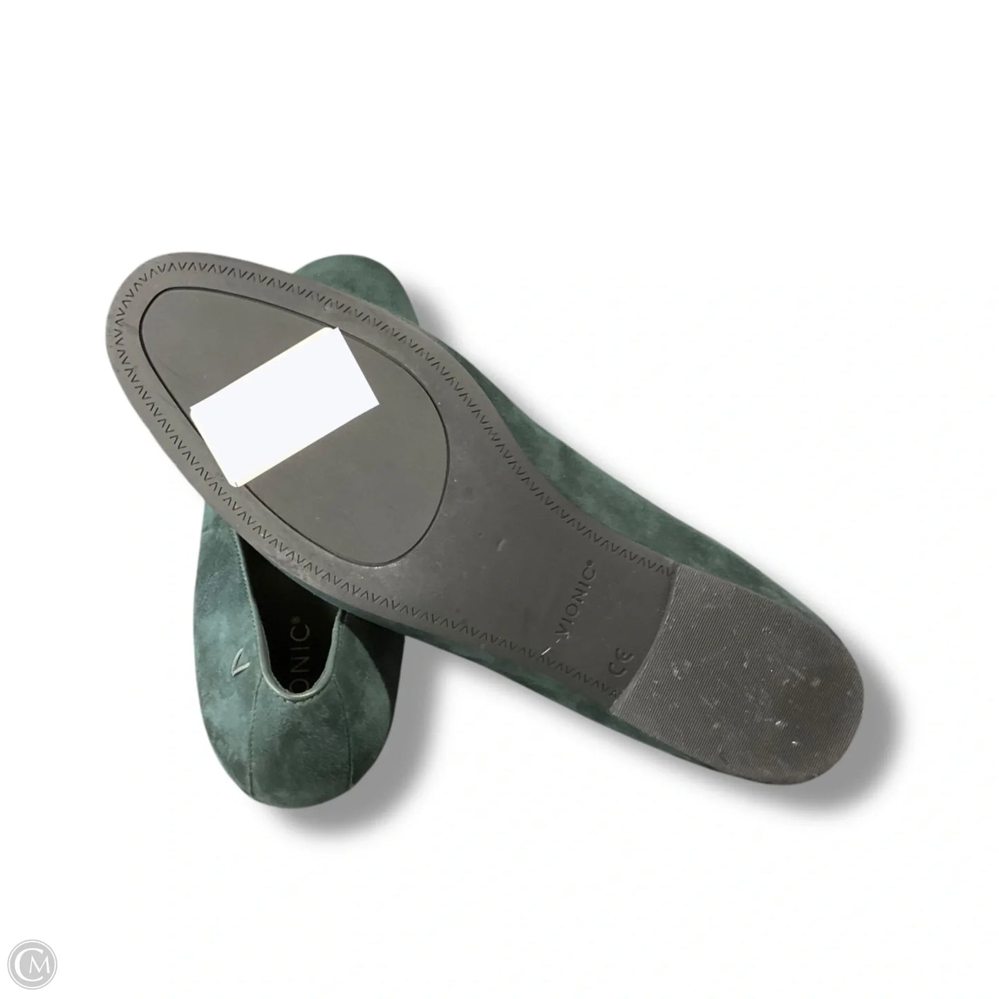 Shoes Flats By Vionic In Green, Size: 12