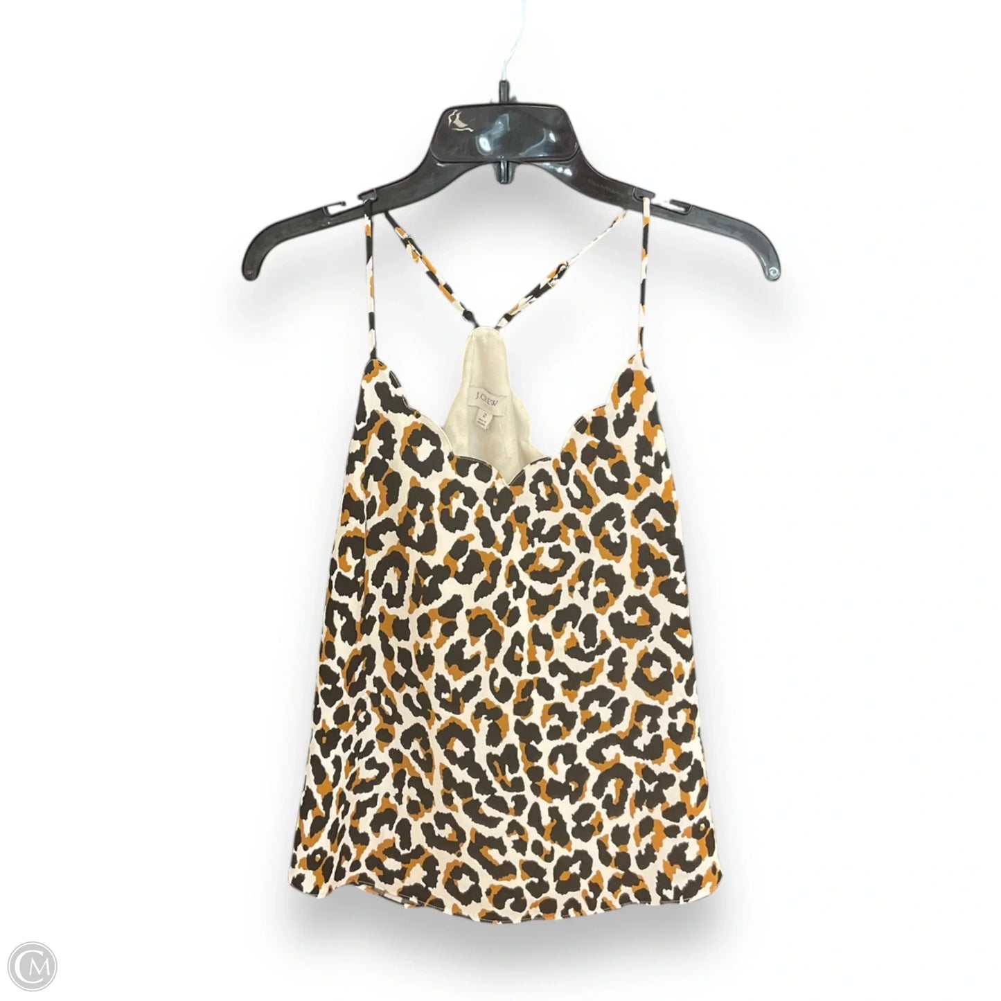 Top Sleeveless By J. Crew In Animal Print, Size: Xs