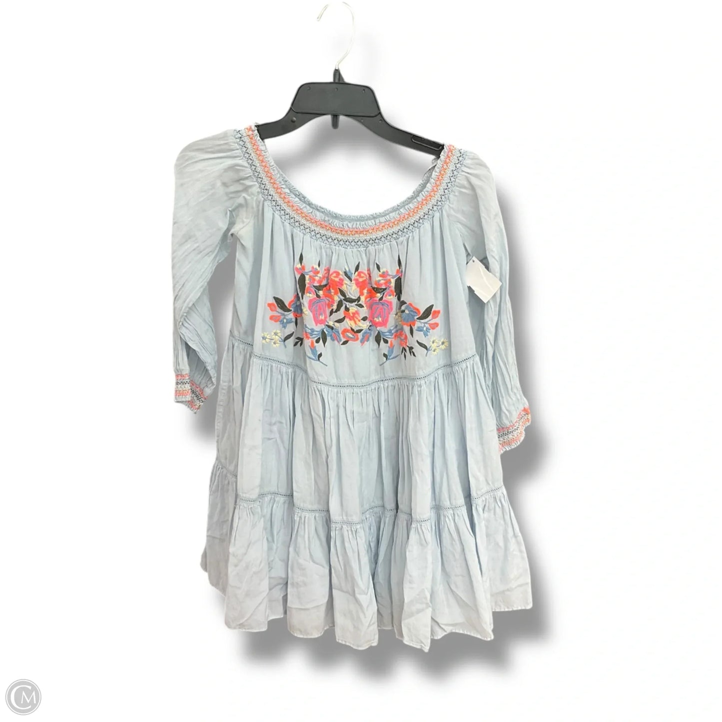 Top Long Sleeve By Free People In Blue, Size: S