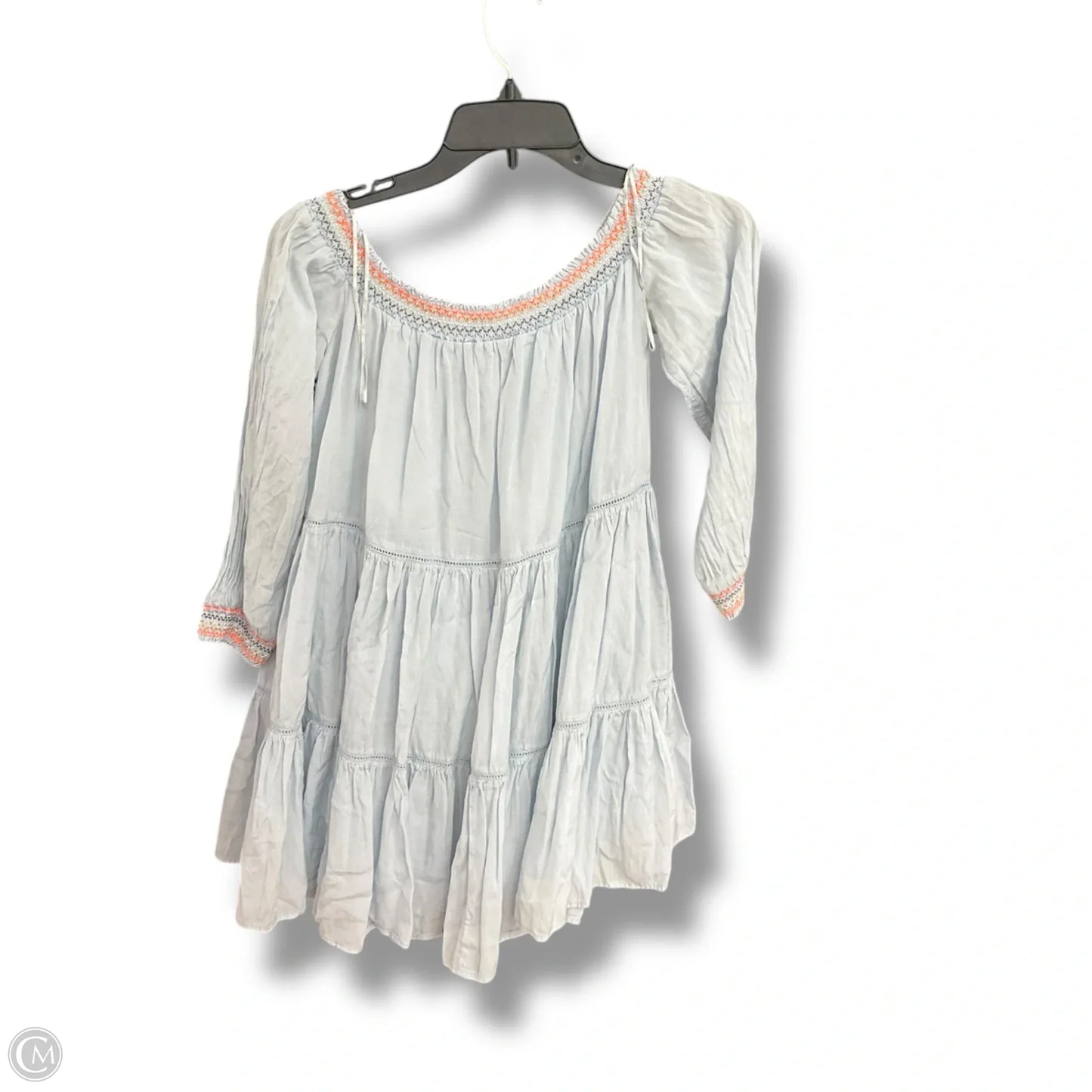 Top Long Sleeve By Free People In Blue, Size: S