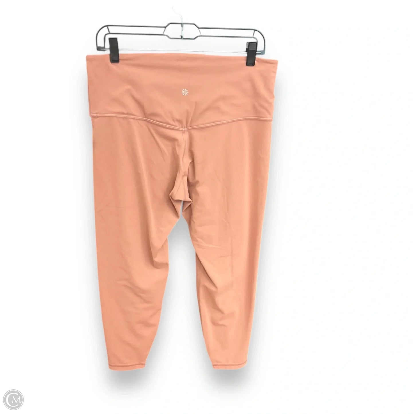 Athletic Leggings By Athleta In Pink, Size: 1x