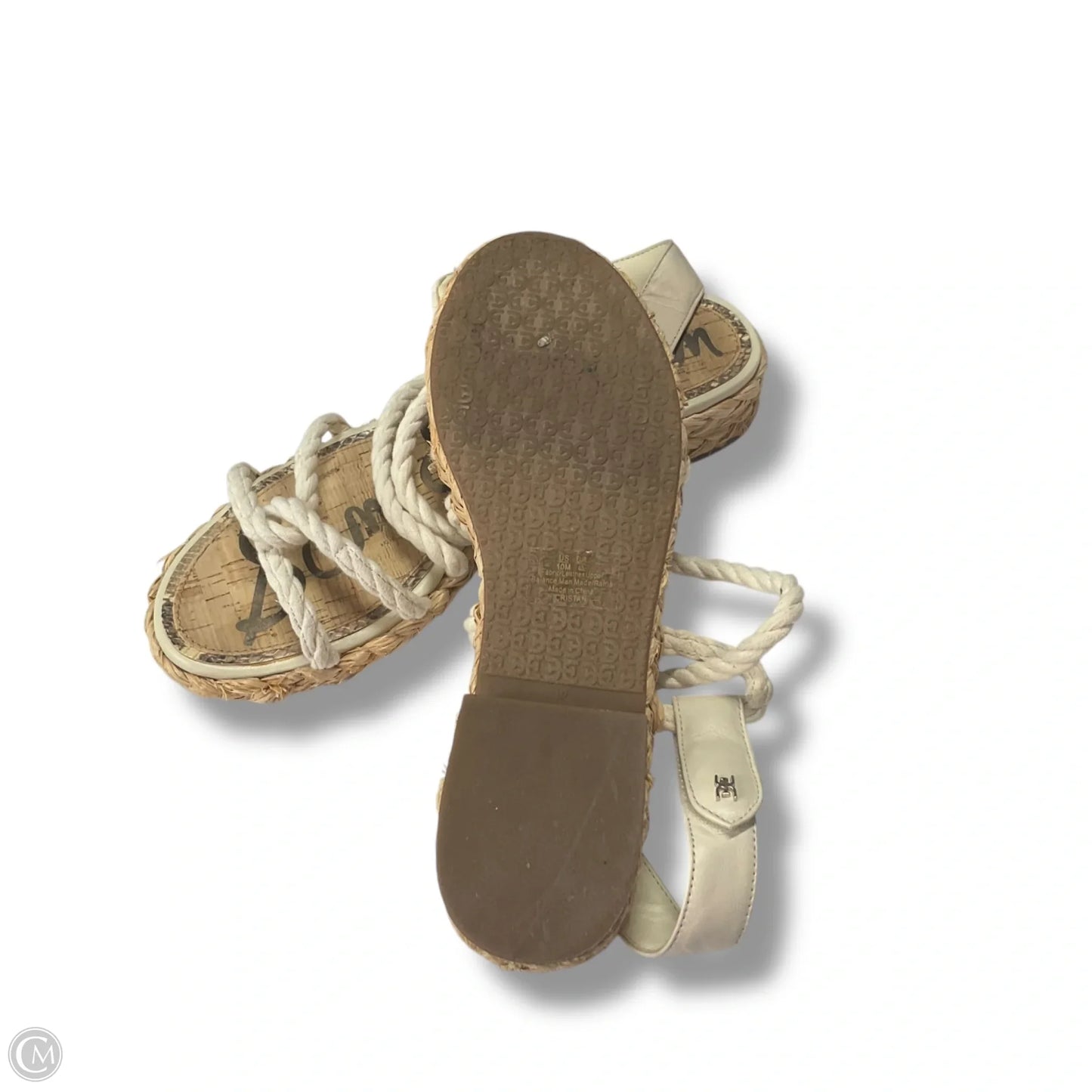 Sandals Flats By Sam Edelman In White, Size: 10