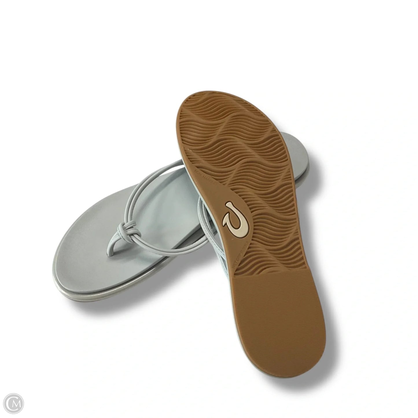 Sandals Flip Flops By Olukai In Grey, Size: 11