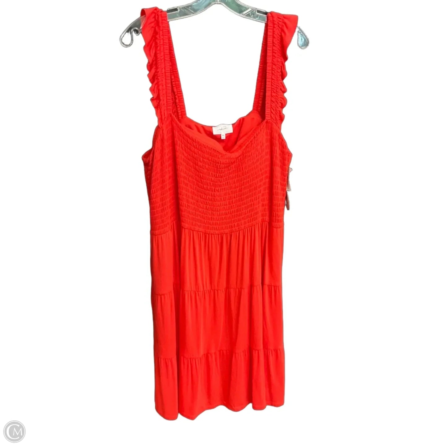 Dress Casual Midi By Soma In Red, Size: Xxl