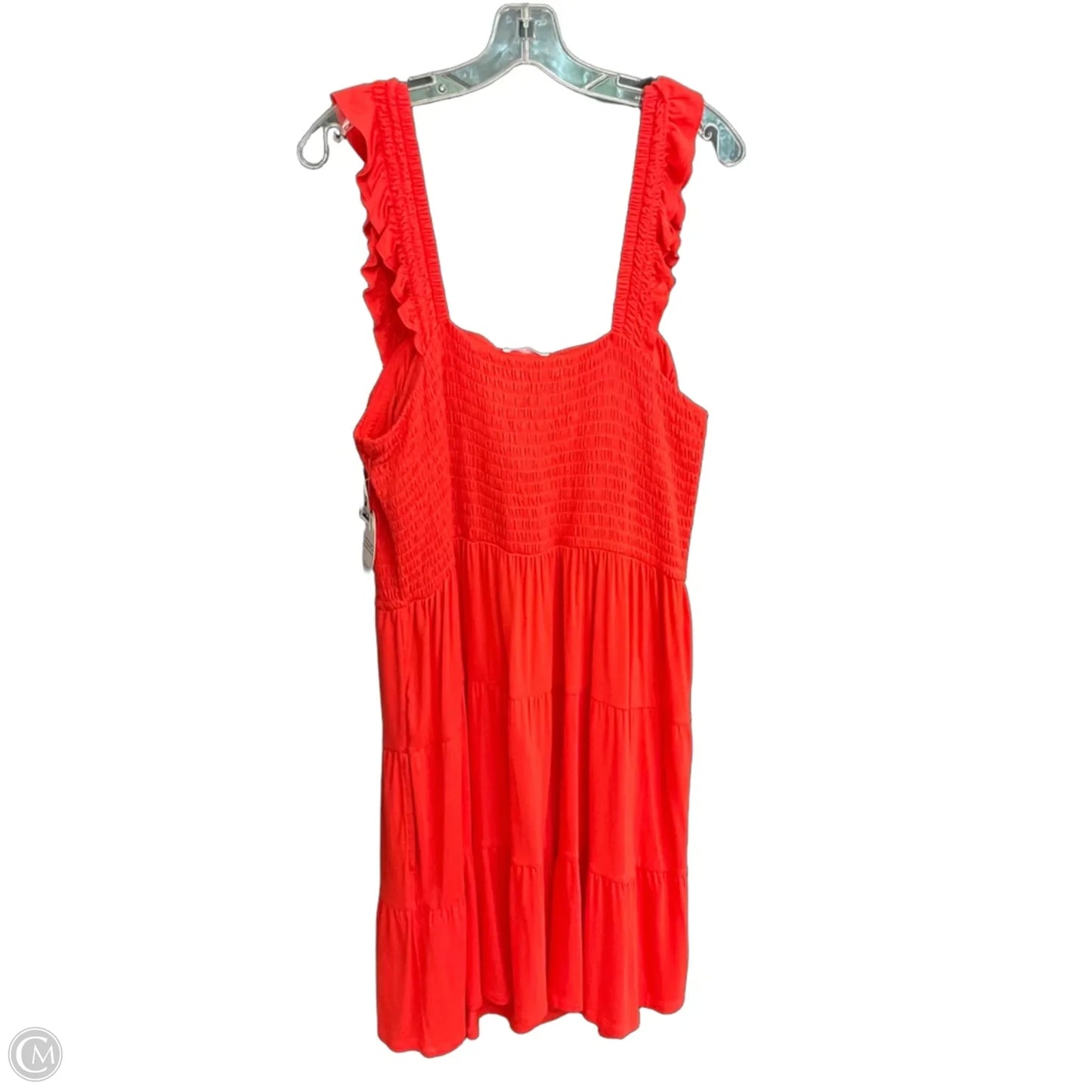 Dress Casual Midi By Soma In Red, Size: Xxl