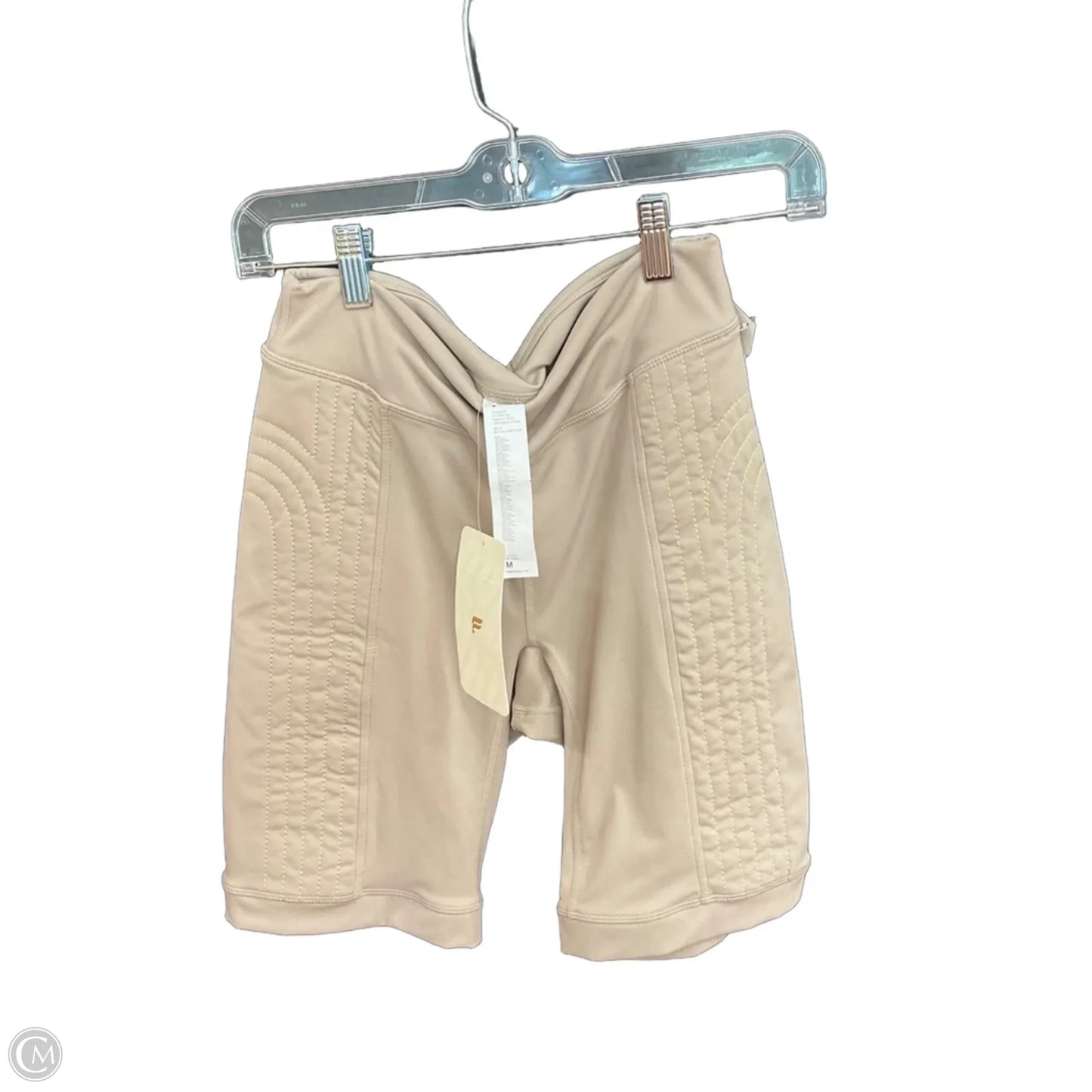 Athletic Shorts By Fabletics In Tan, Size: M