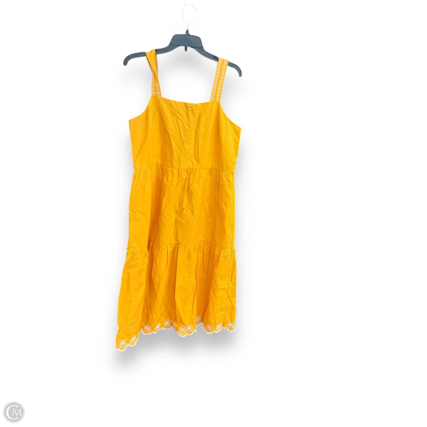 Dress Casual Maxi By J. Crew In Yellow, Size: L