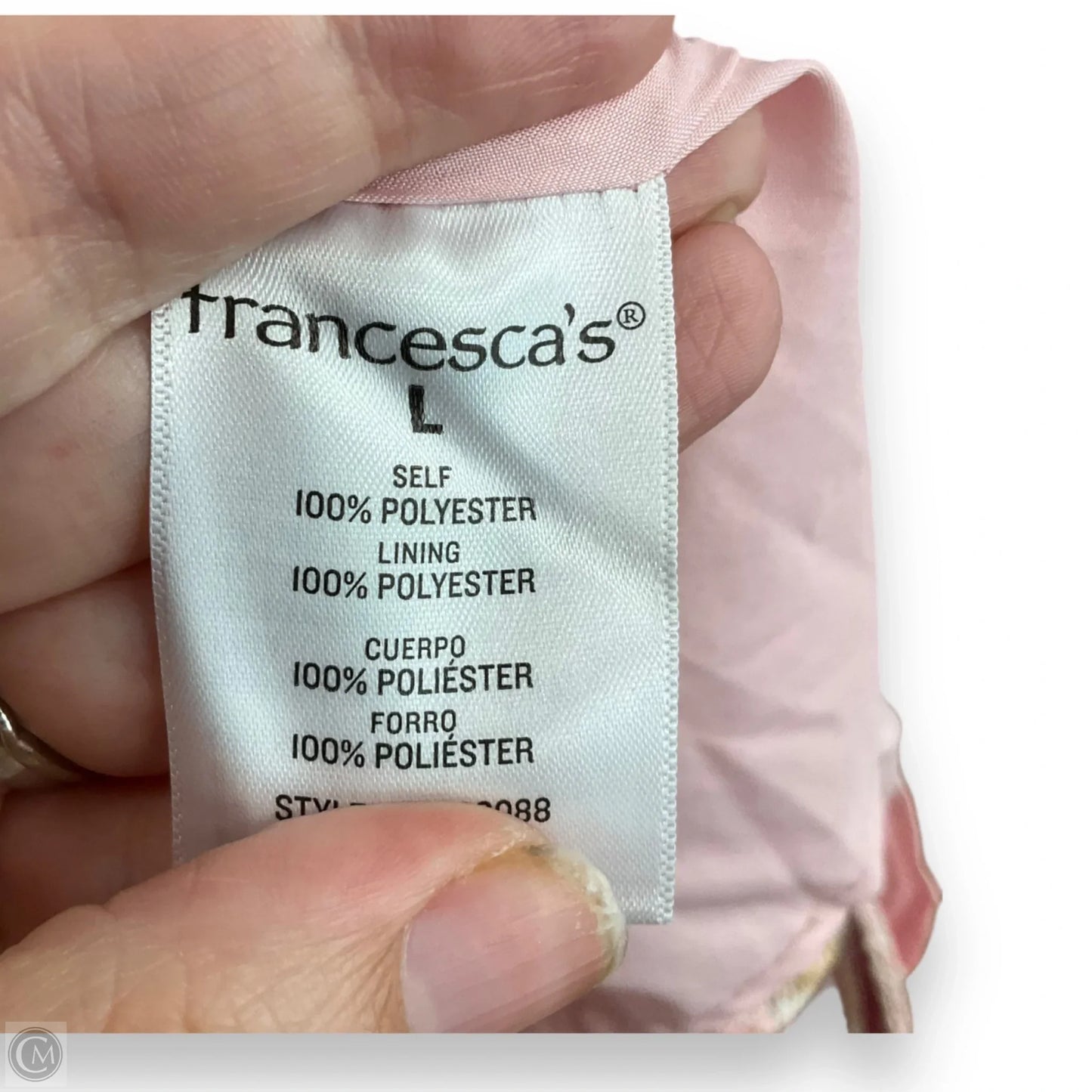 Dress Casual Short By Miami In Pink, Size: L