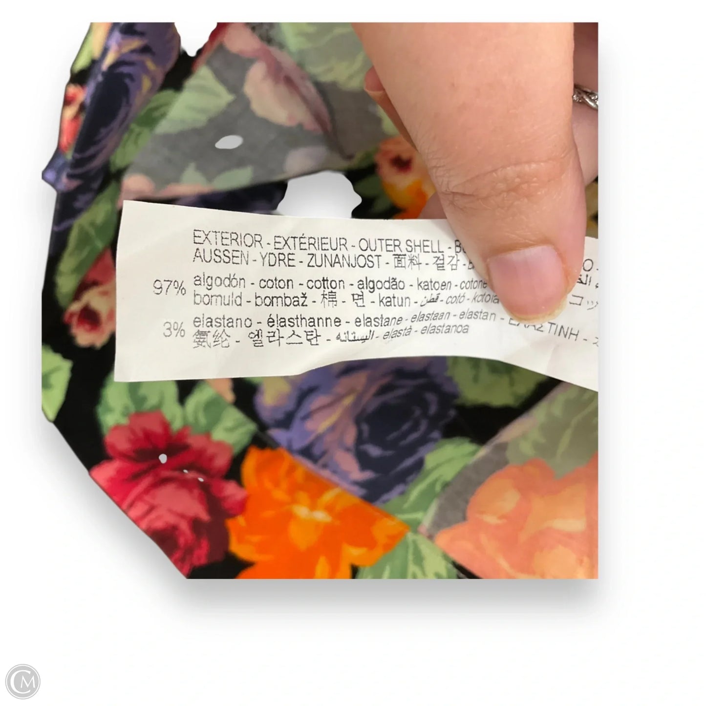 Top Short Sleeve By Zara In Floral Print, Size: M