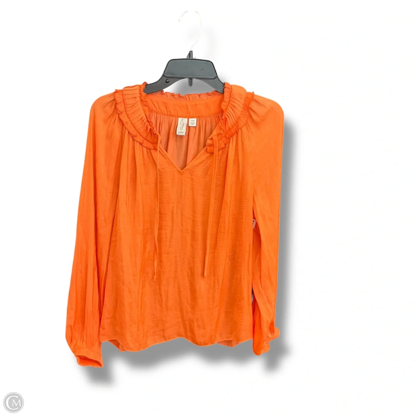 Top Long Sleeve By Joie In Orange, Size: S