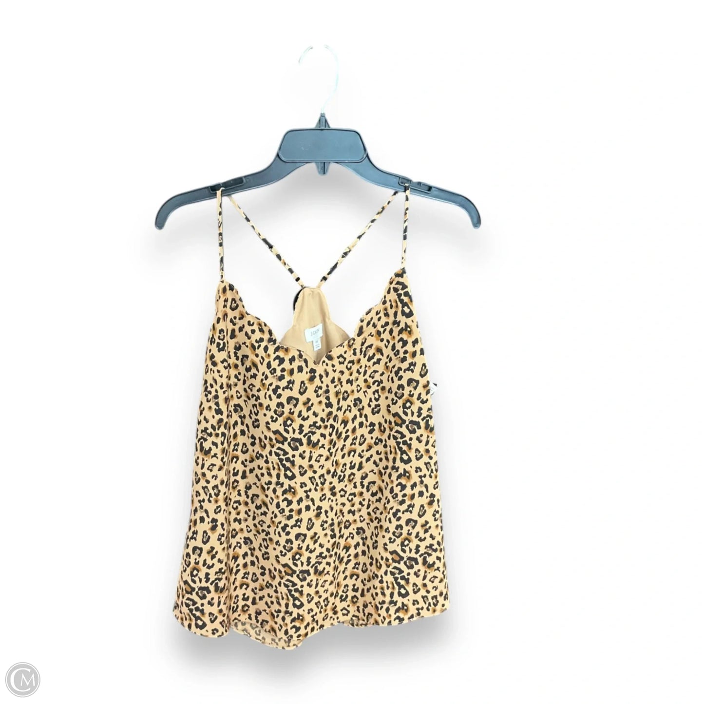Top Sleeveless By J. Crew In Animal Print, Size: Xl