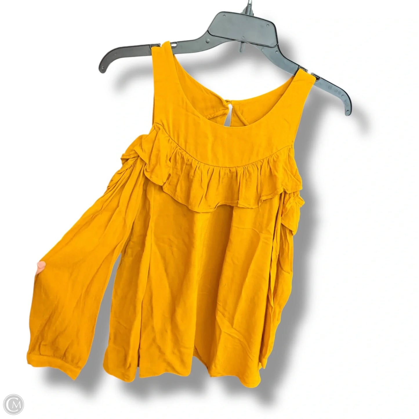 Top Long Sleeve By Maeve In Yellow, Size: S