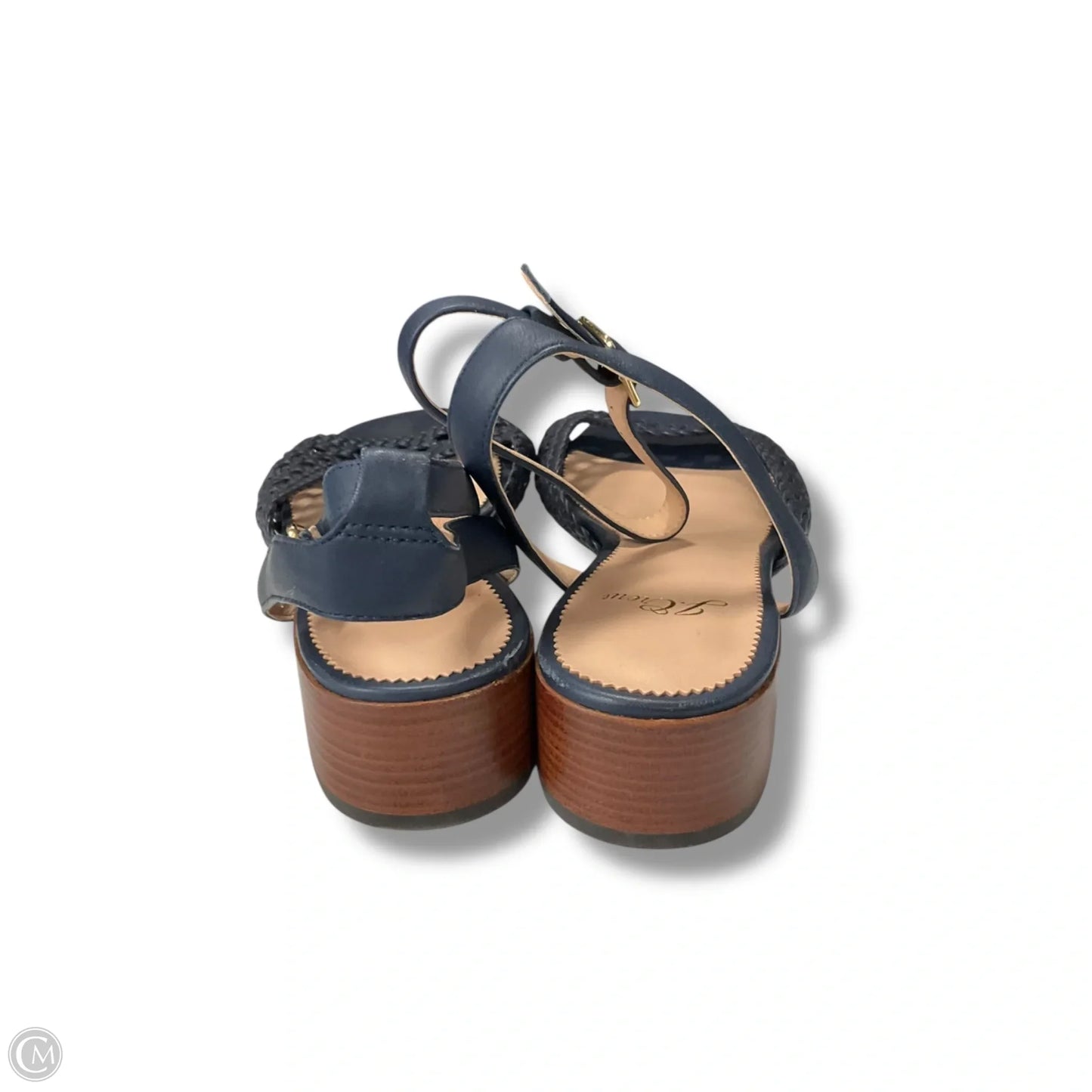 Sandals Flats By J. Crew In Navy, Size: 8