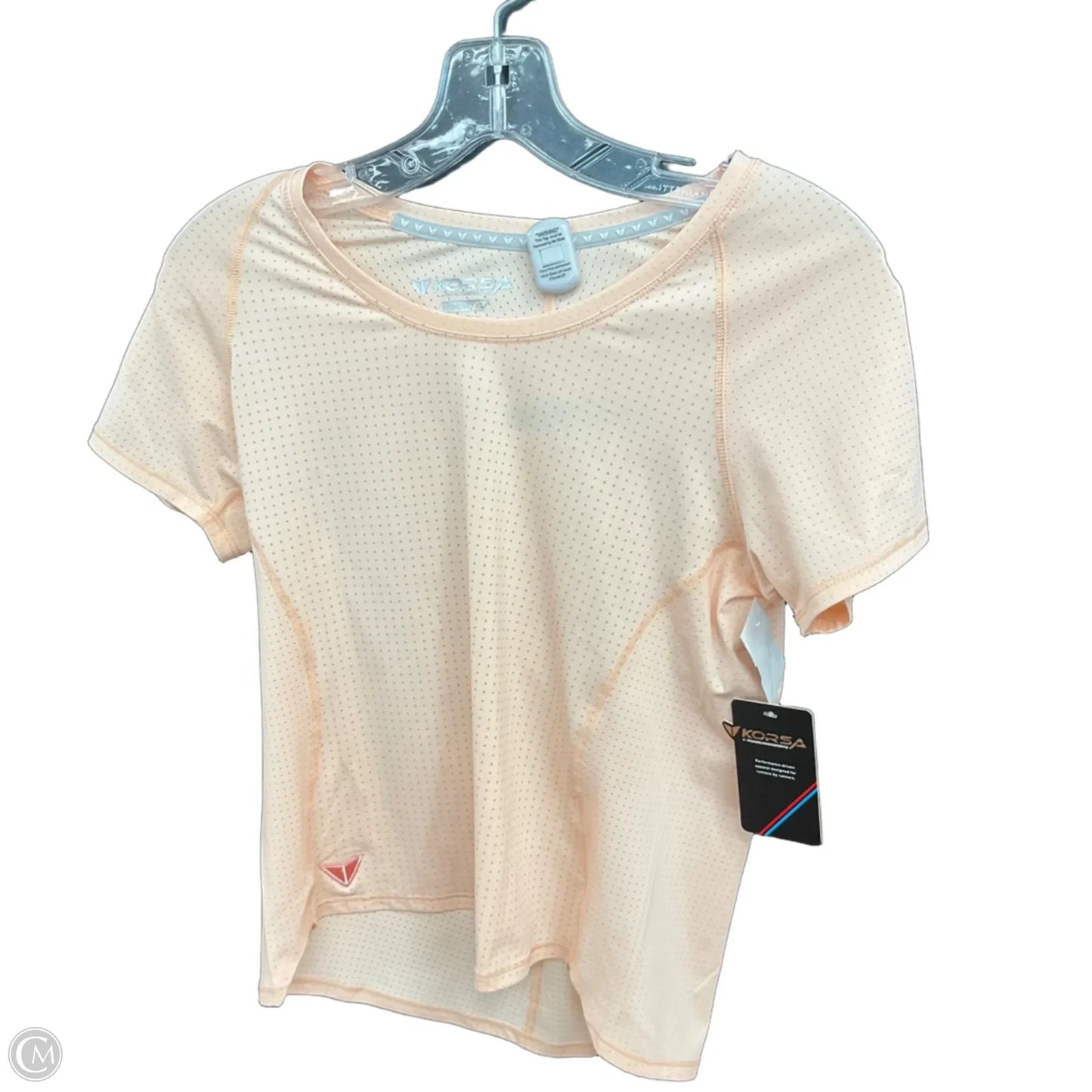 Athletic Top Short Sleeve By Clothes Mentor In Peach, Size: Xs