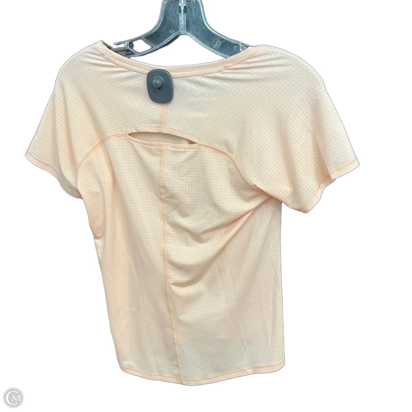 Athletic Top Short Sleeve By Clothes Mentor In Peach, Size: Xs