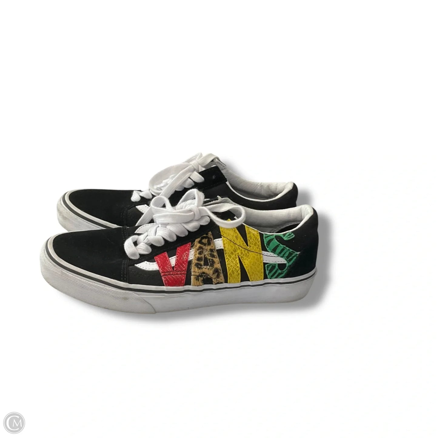 Shoes Sneakers By Vans In Black, Size: 8