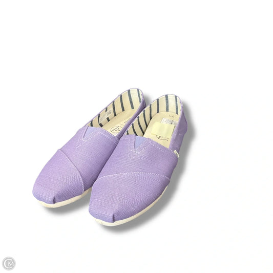 Shoes Flats By Toms In Purple, Size: 11
